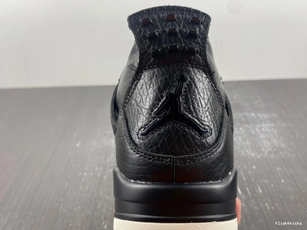 819139-010 Pony Jordan 4 Black Retro Hair 1117